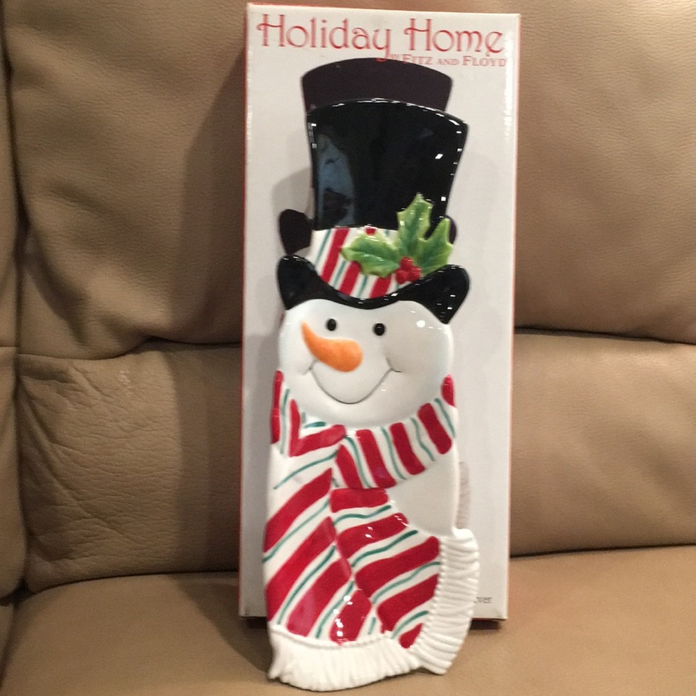 Fitz and Floyd Snowman Server